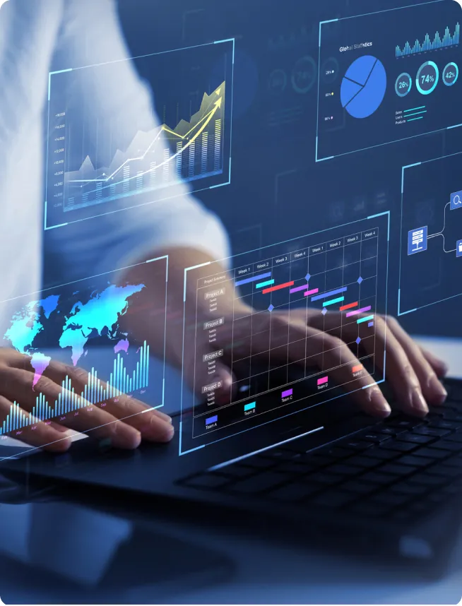IT operations & maintenance technology illustration